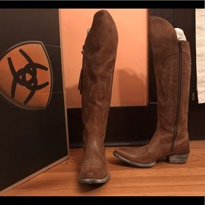 NIB New Arita Murietta Boots Distressed Brown 8.5